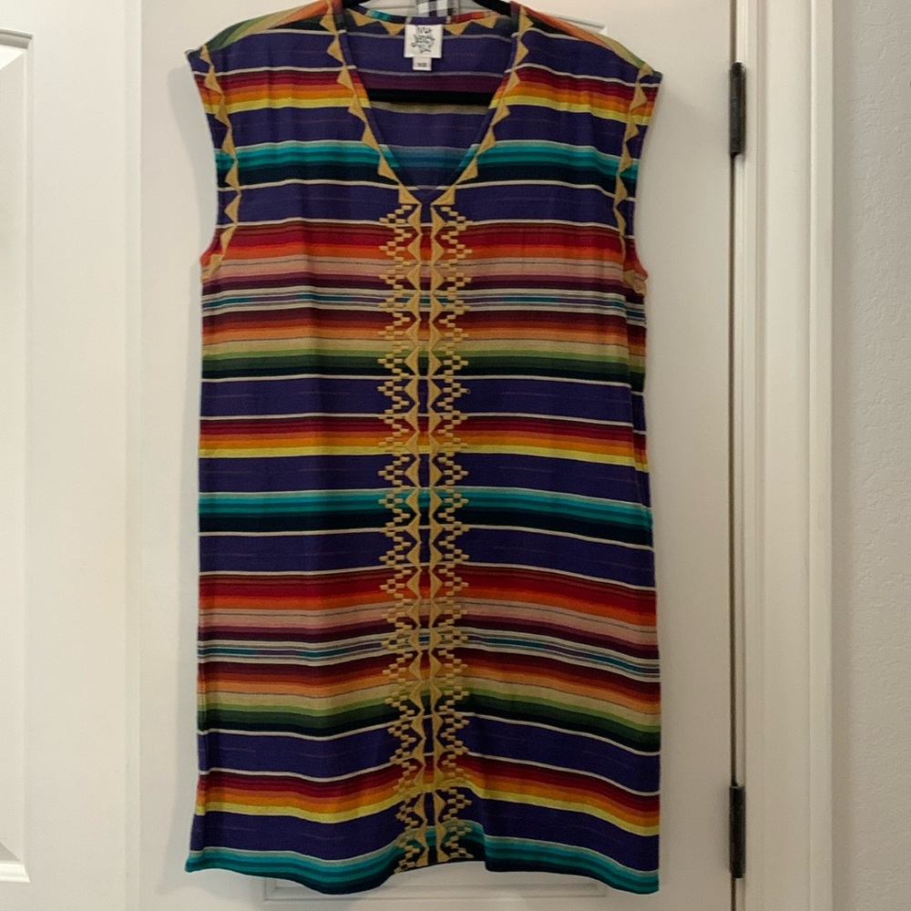 Ivy Jane dress with embroidery.